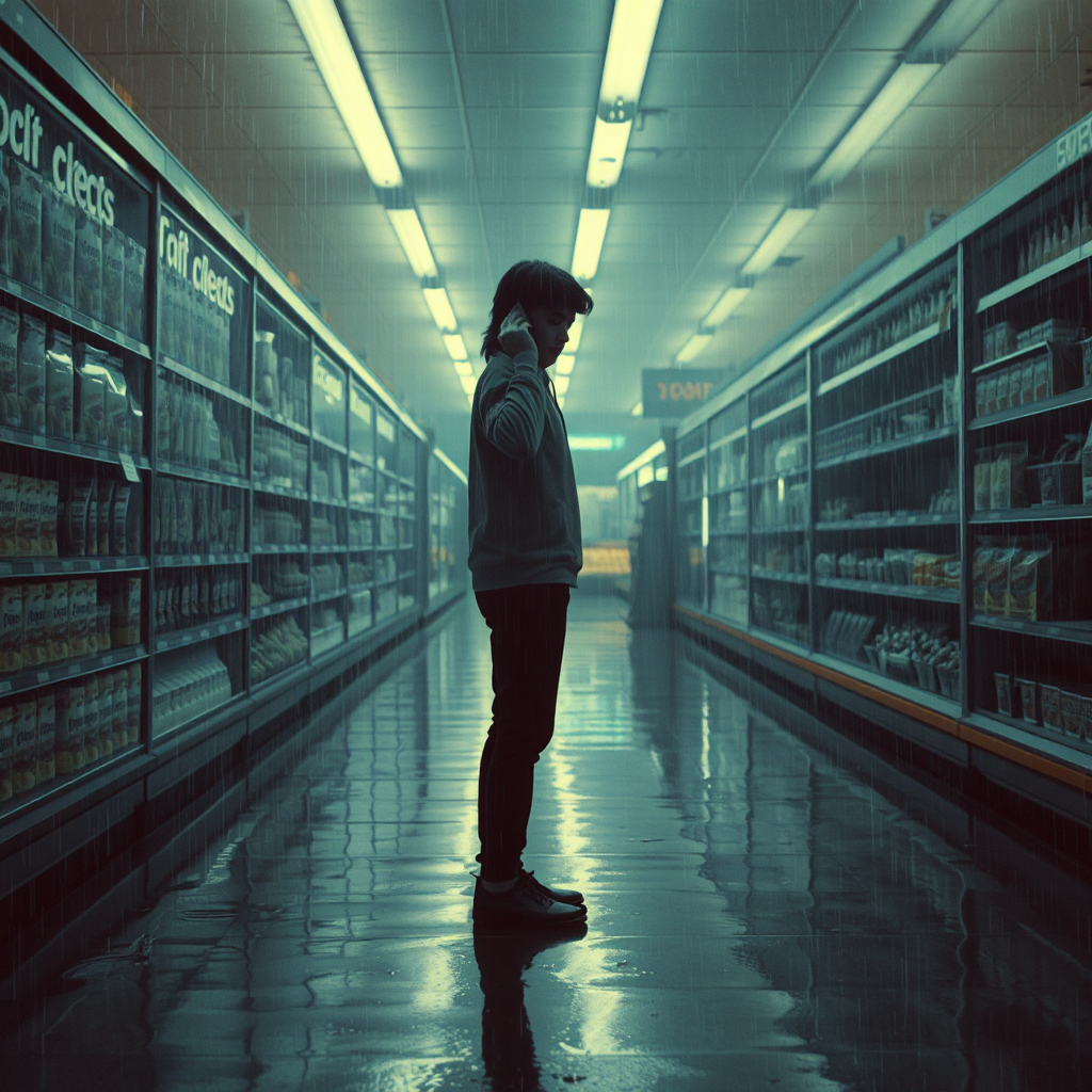 Phone Call in Aisle Seven