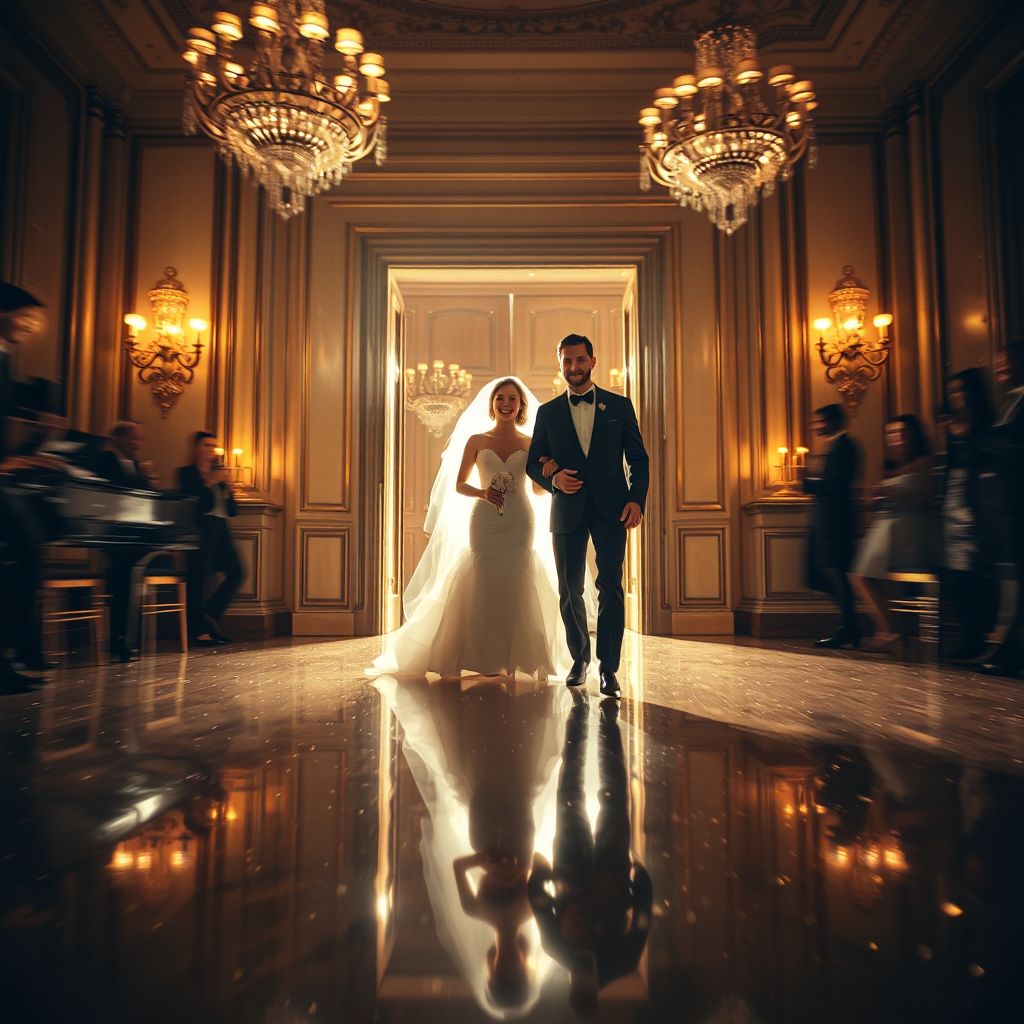 White Dress, Black Tie