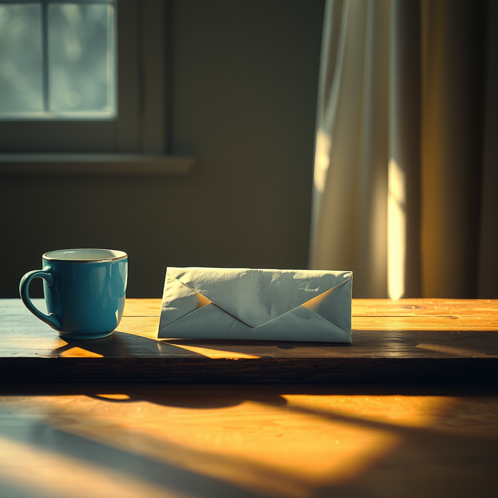 The Letter Beside the Mug