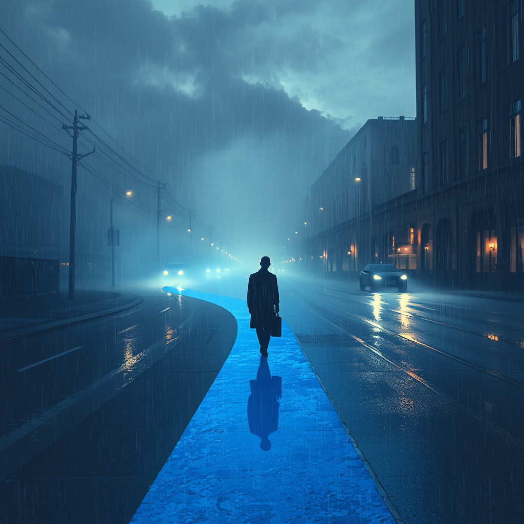 Chasing Your Blue Shadow