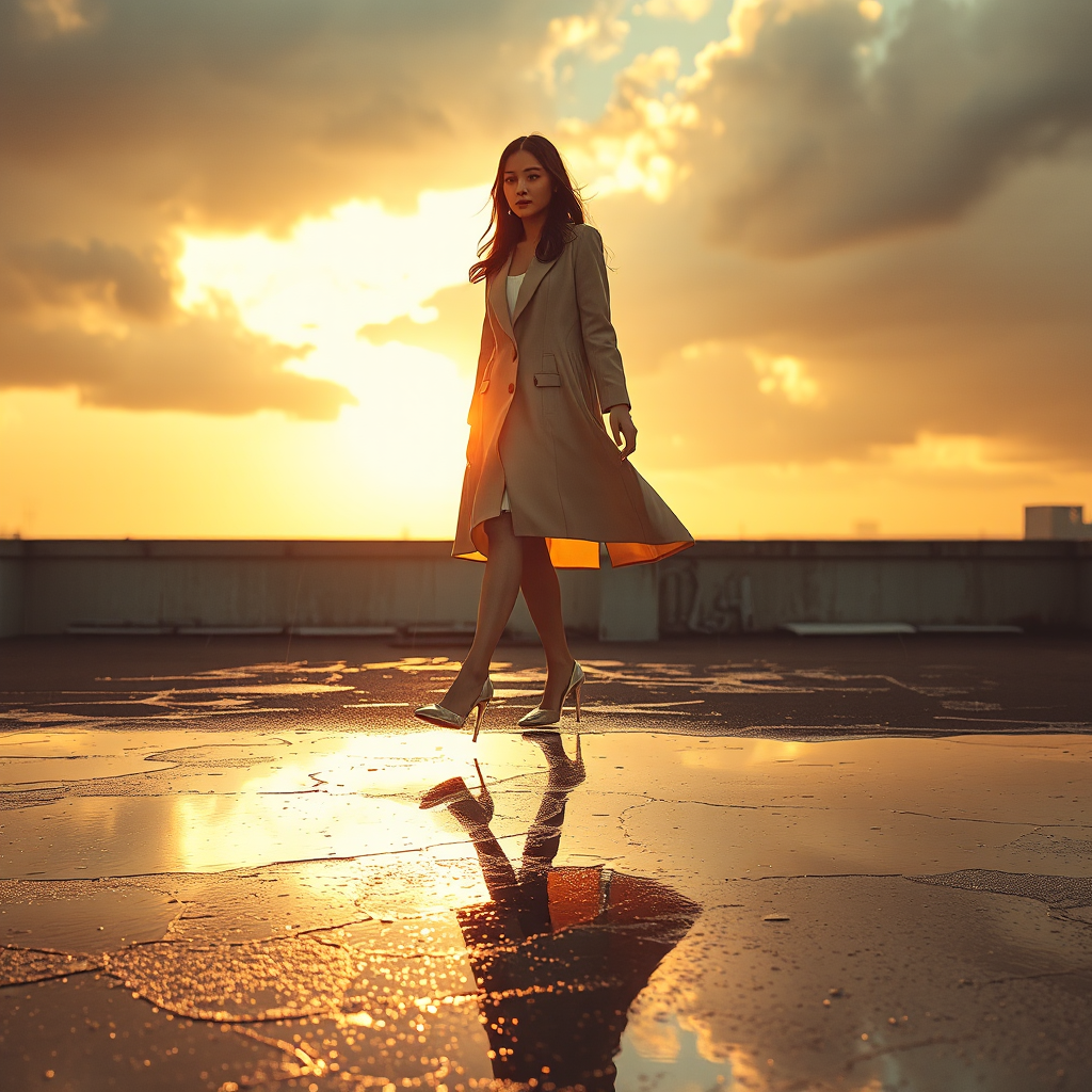 Glass Heels, Golden Hour
