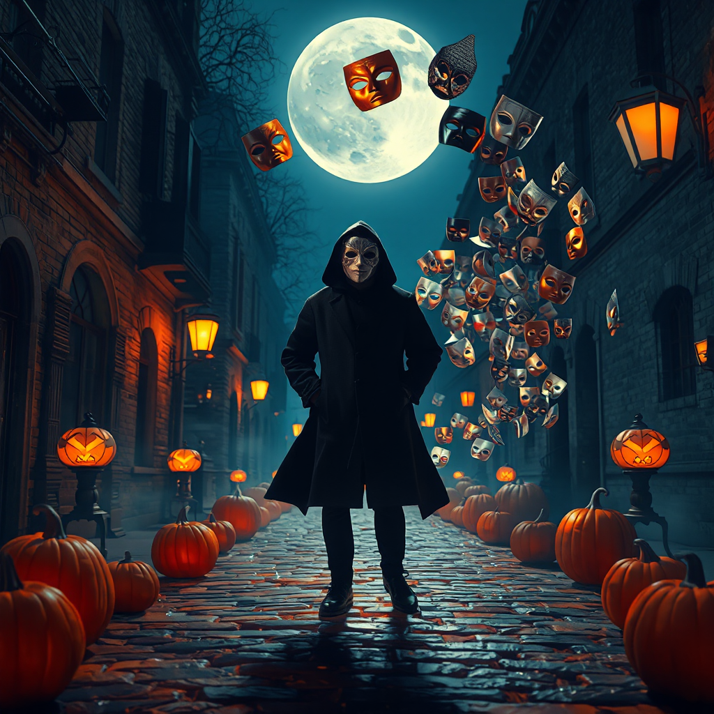 Moonlit Masquerade on Pumpkin Lane