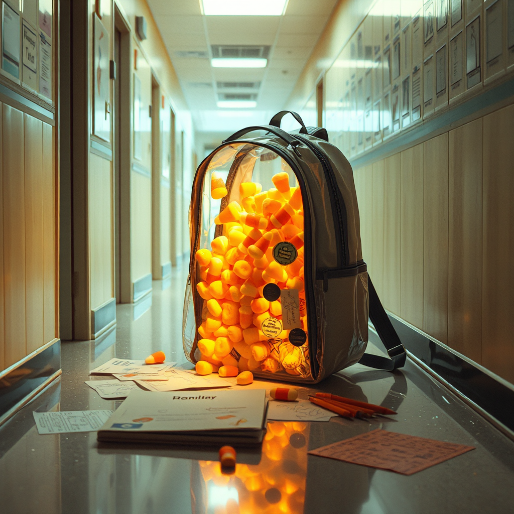 Candy Corn in My Backpack