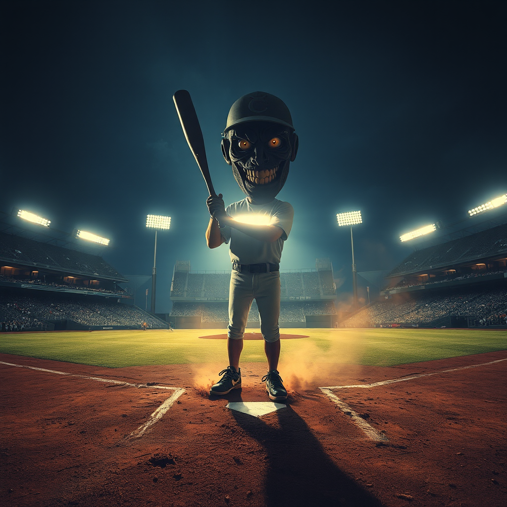 Midnight Bat-Bat Batter Up