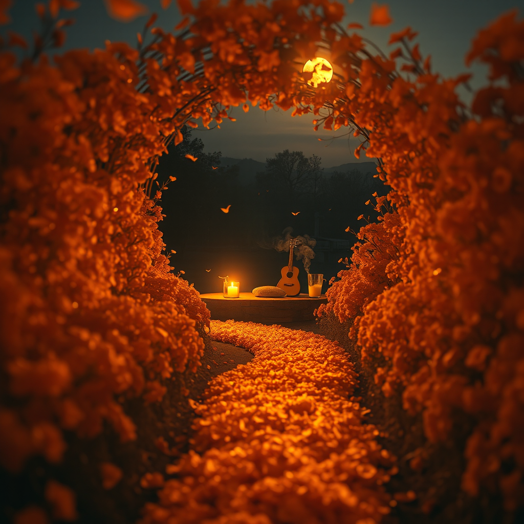 Candlelight on the Marigold Path