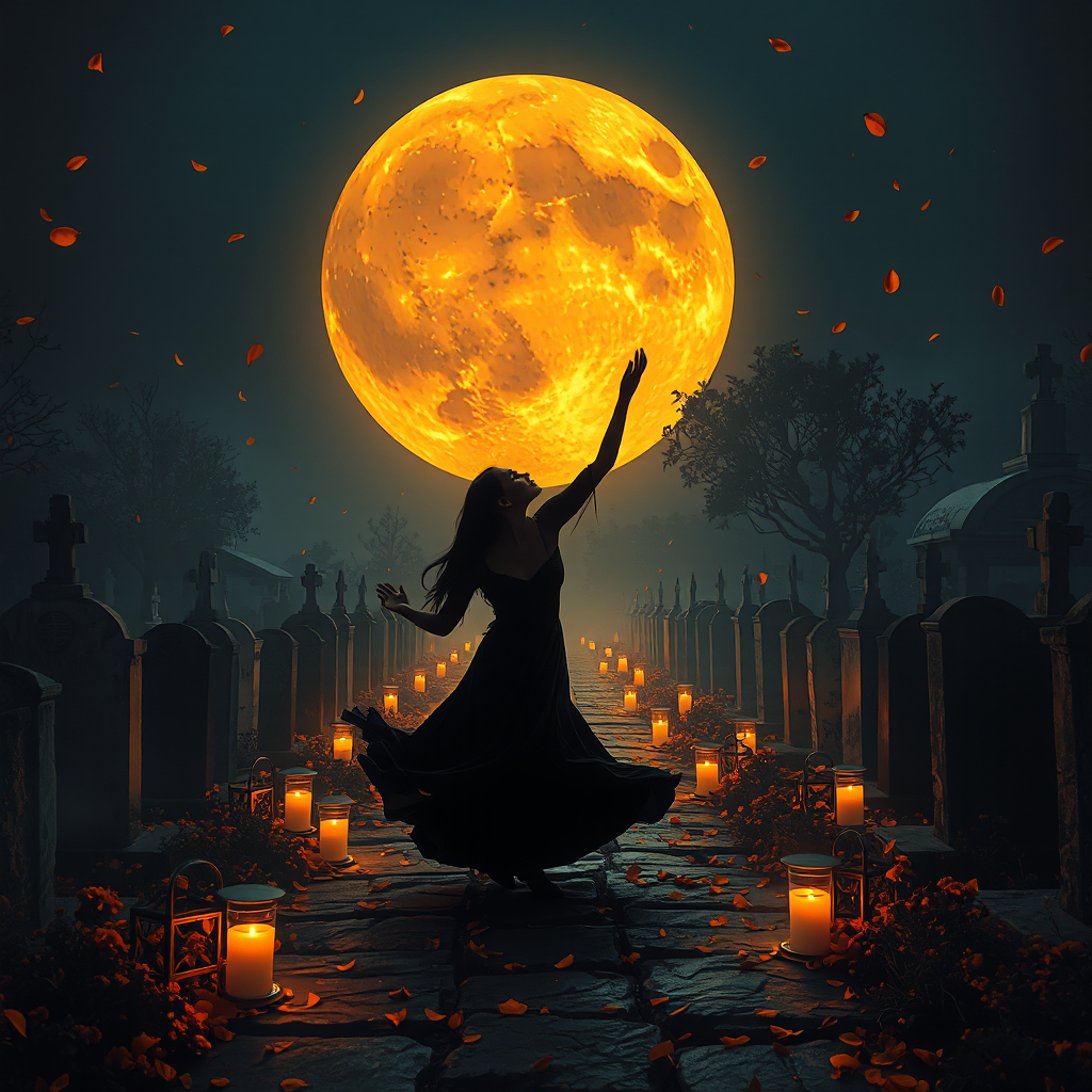 Dancing Beneath the Cempasúchil Moon