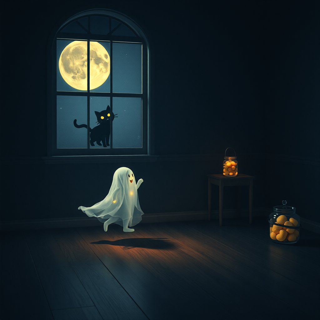 Tiny Ghosts Go Giggle