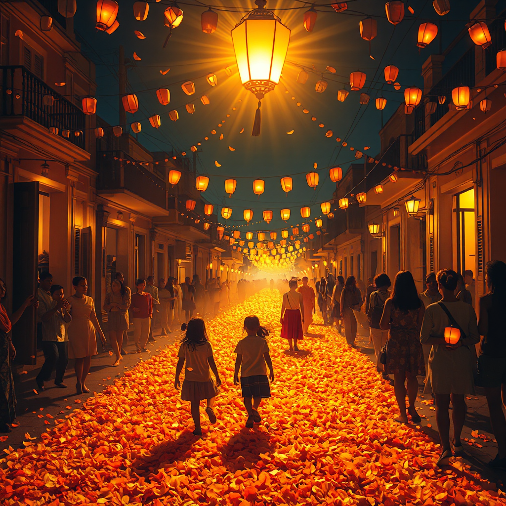 Cempasúchil Fire in the Streets