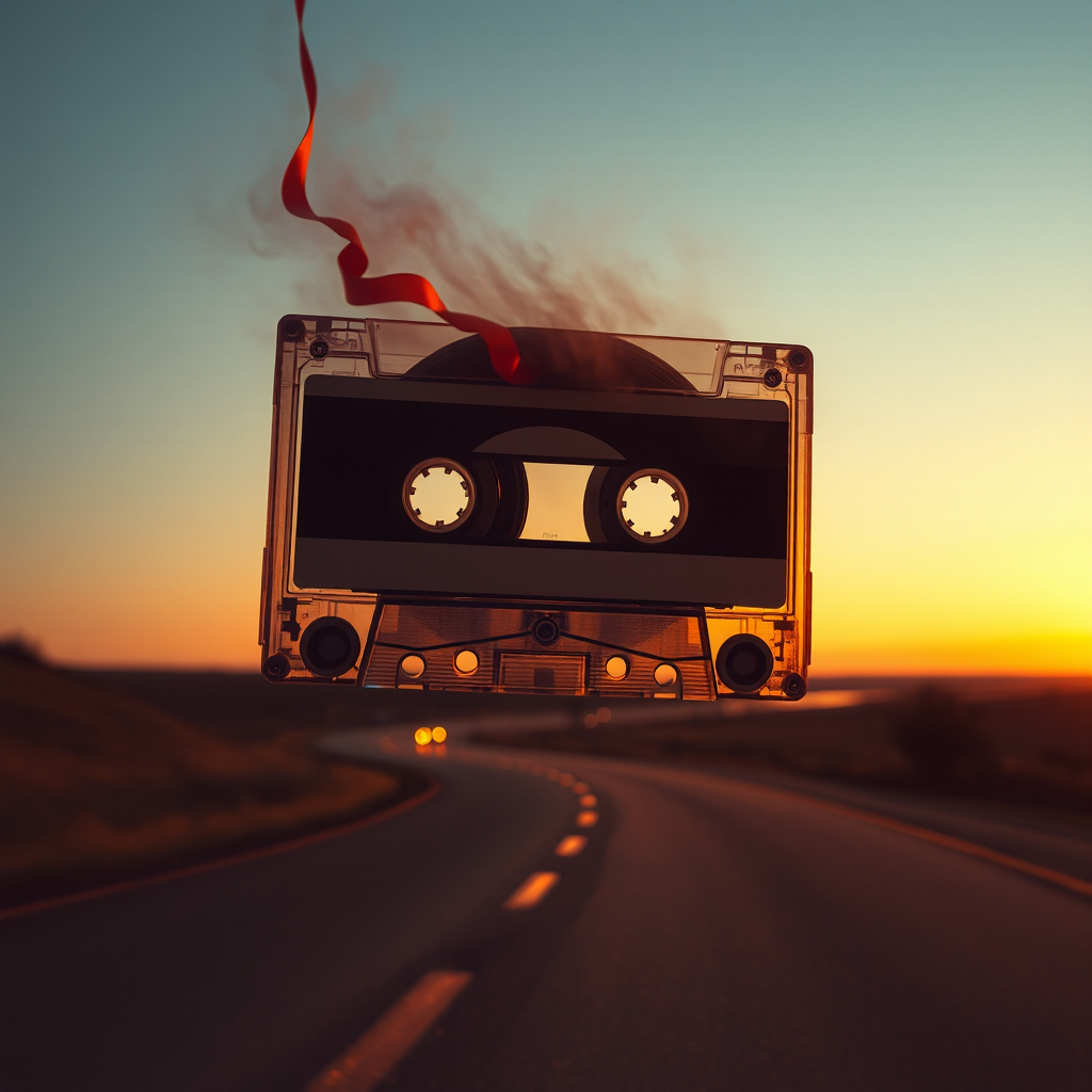 Mixtape Sunset on the Last Drive Home