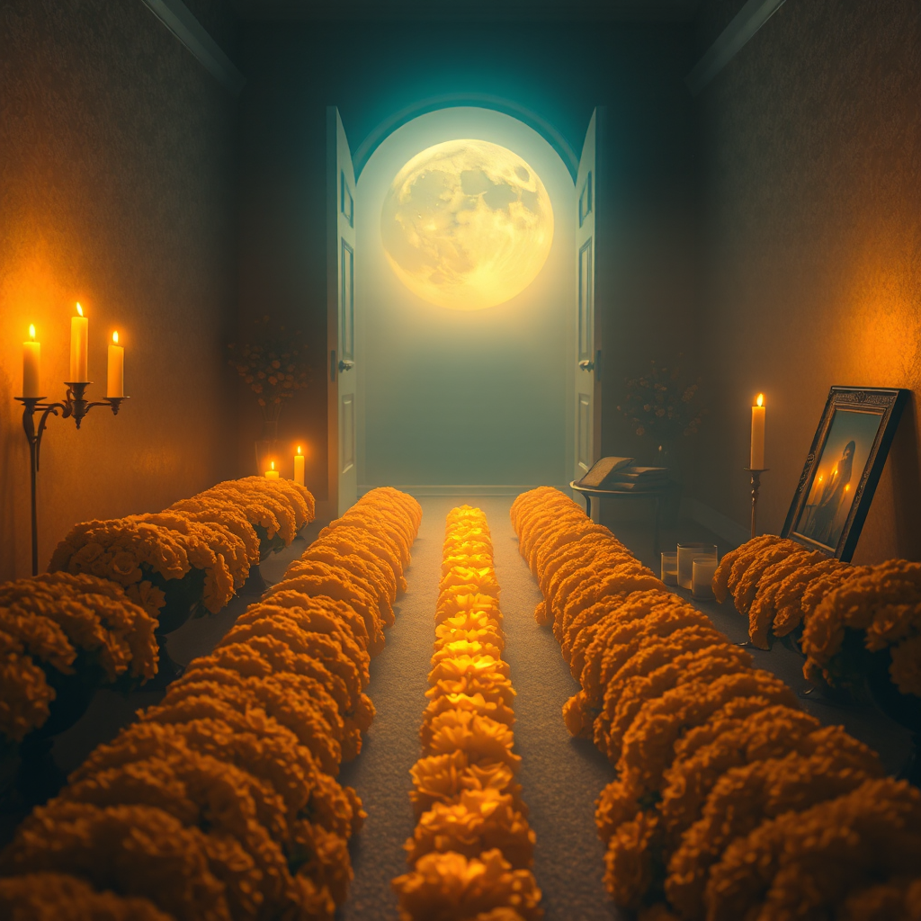 Marigolds for the Returning Moon