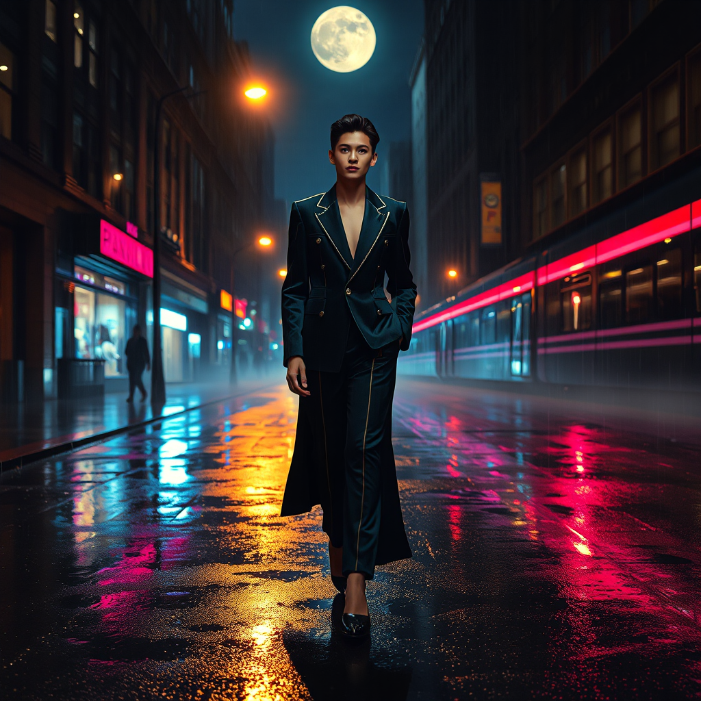 Velvet Parade on Moonlit Streets
