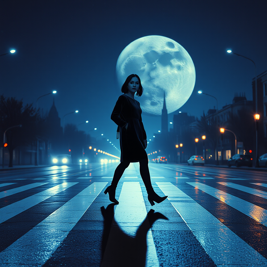 Velvet Parade on Moonlit Streets