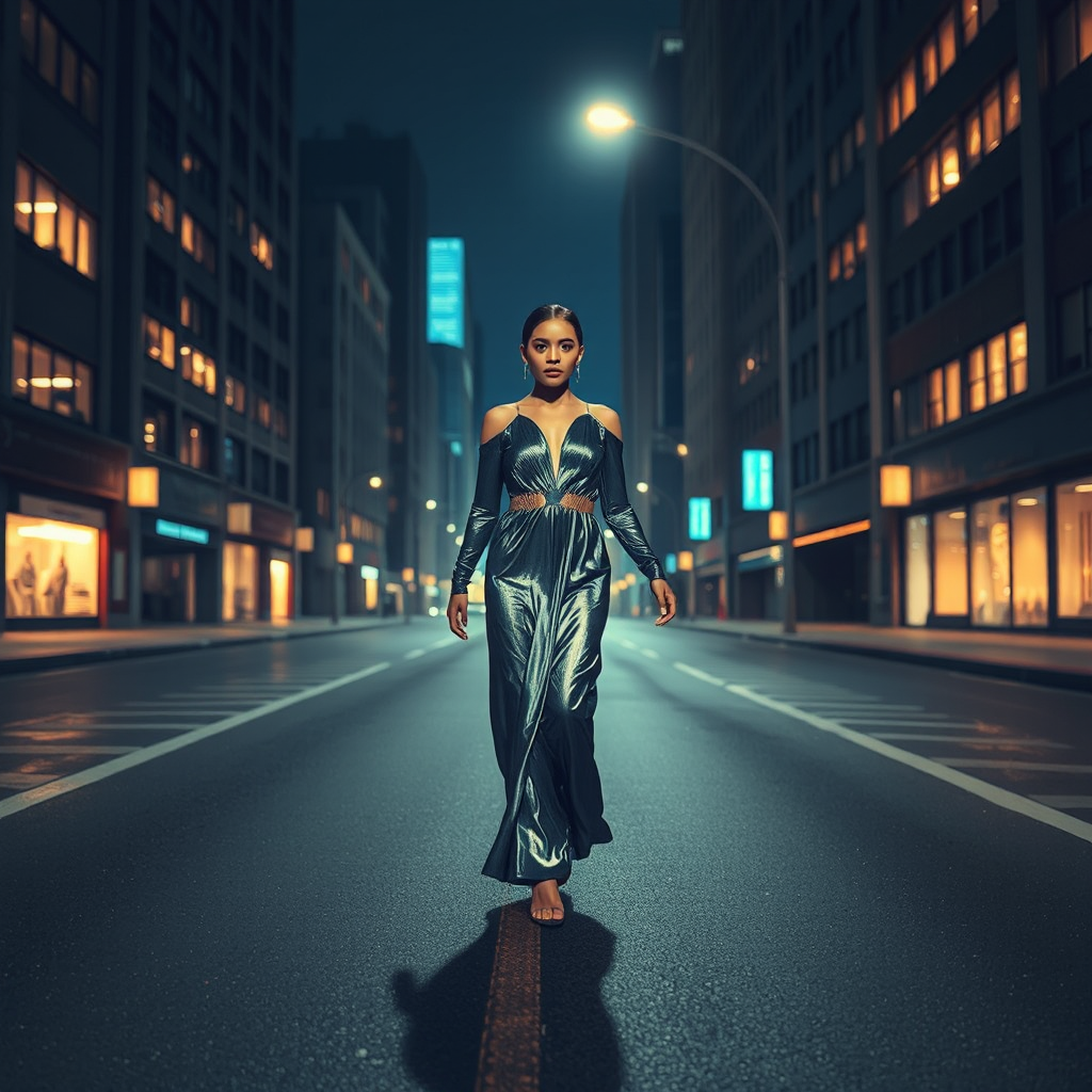Midnight Taffeta Parade