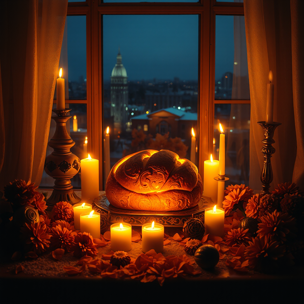 Pan de Muerto and Neon Hearts