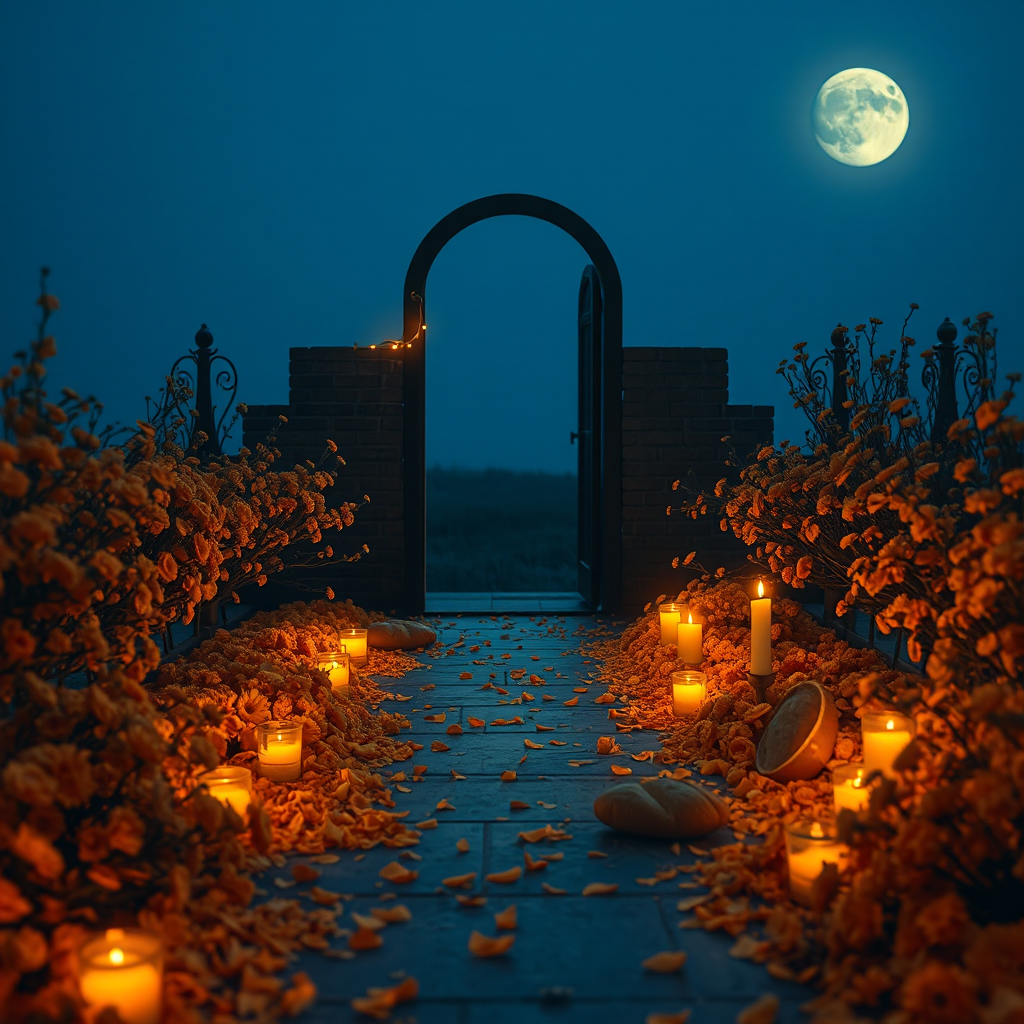 Candles on the Marigold Road