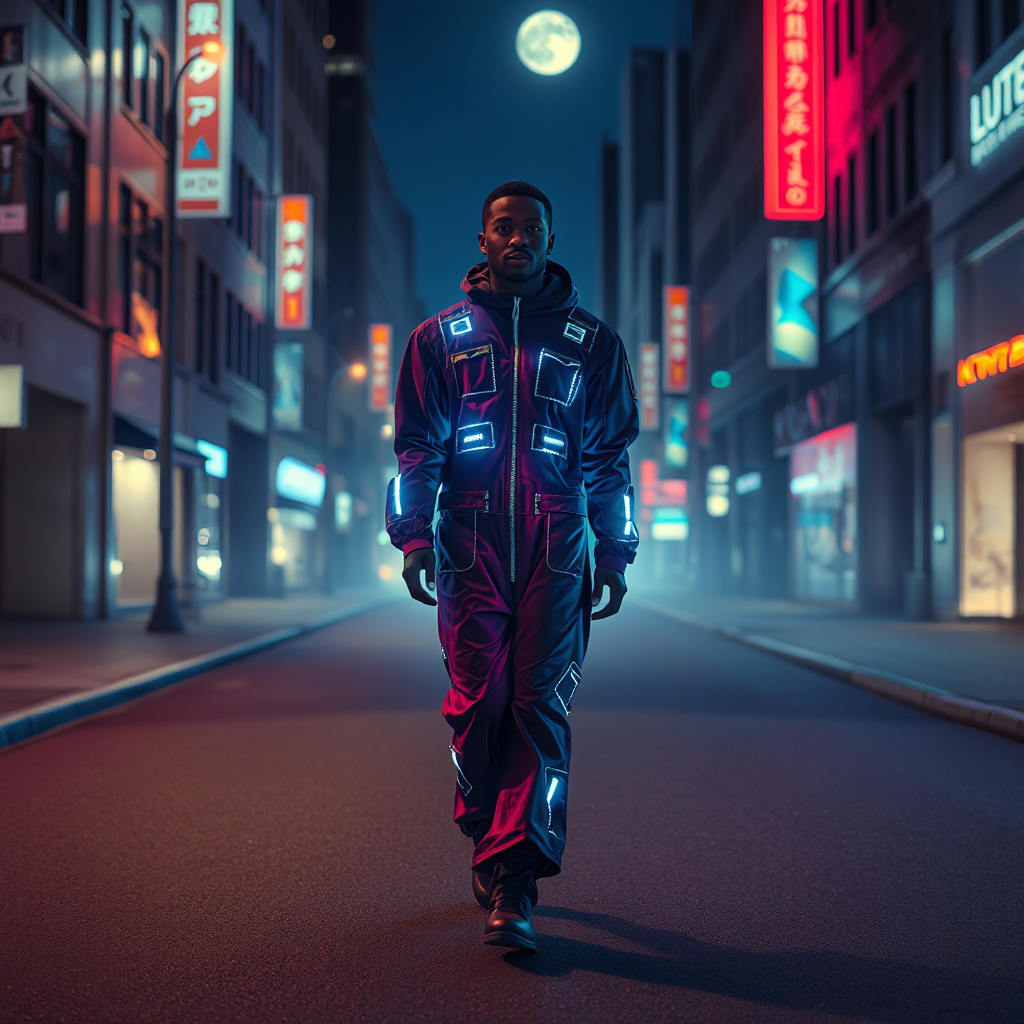 Velvet Parade Under Neon Skies