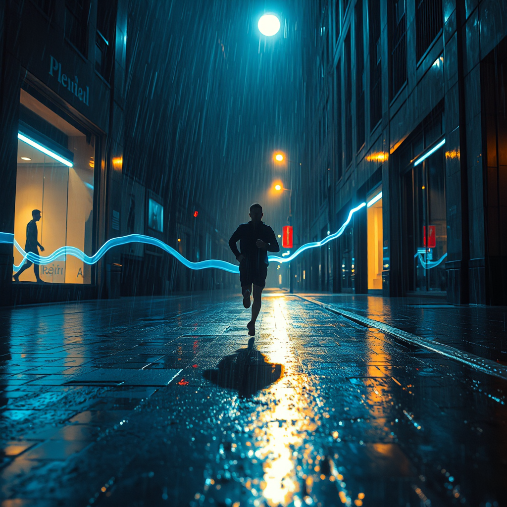Neon Shadow Chase