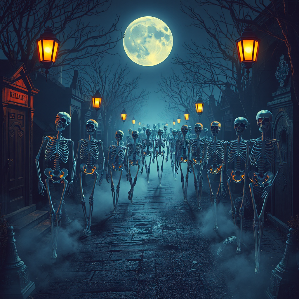 Moonlit Bone Parade