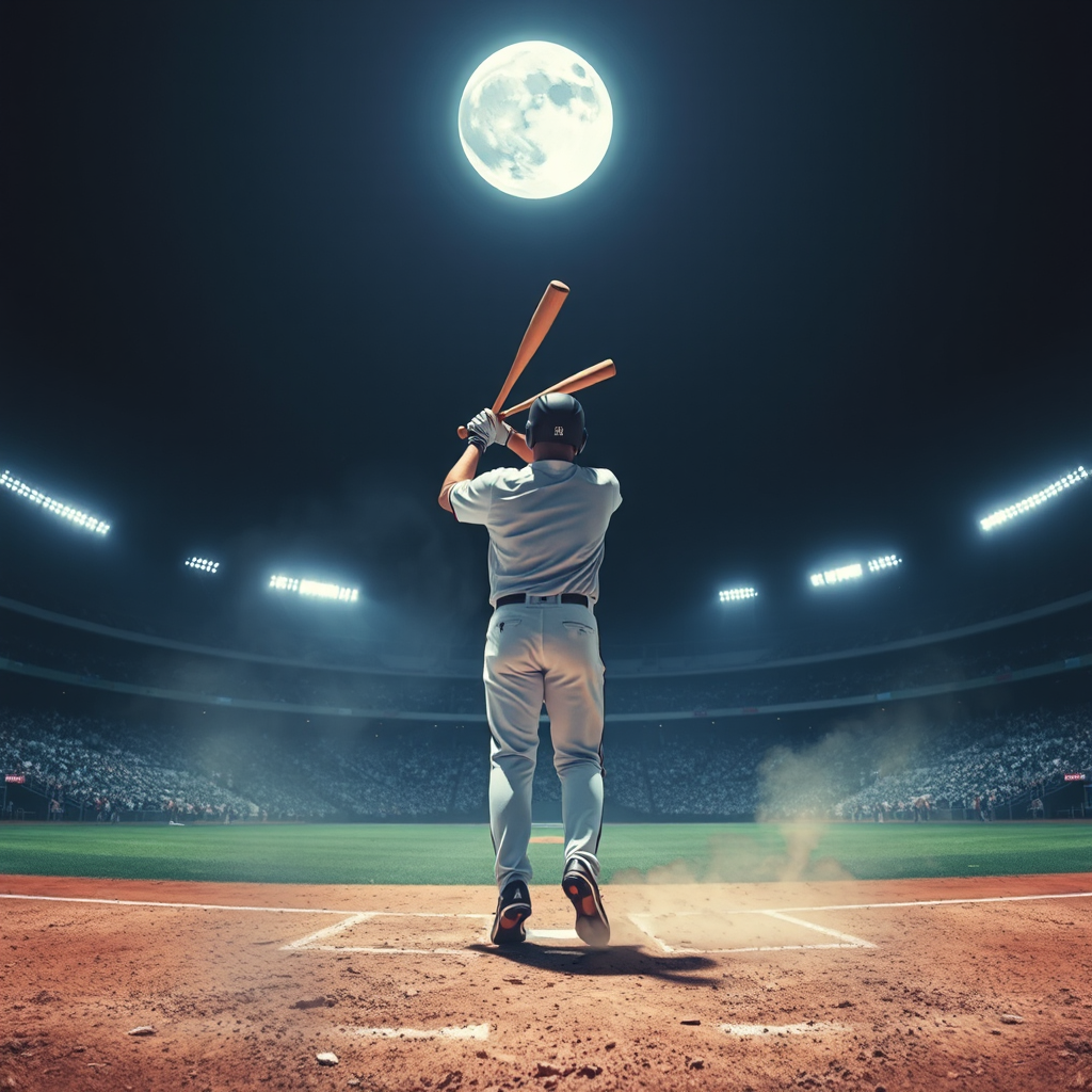 Moonlit Batting Practice