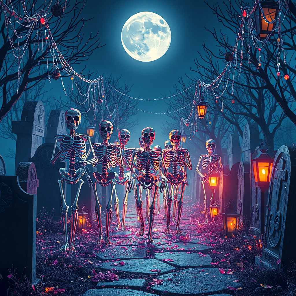 Moonlit Bone Parade