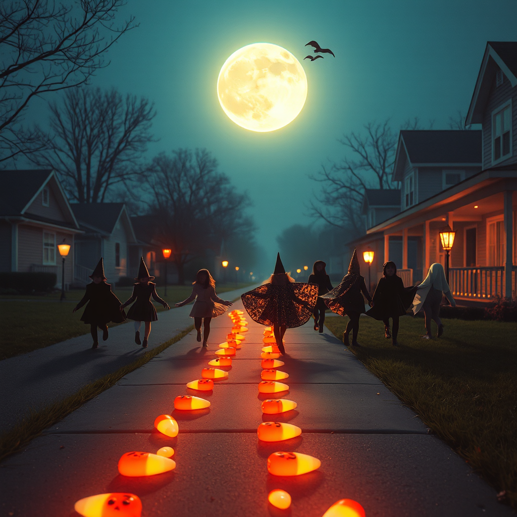 Candy Corn Moonwalk