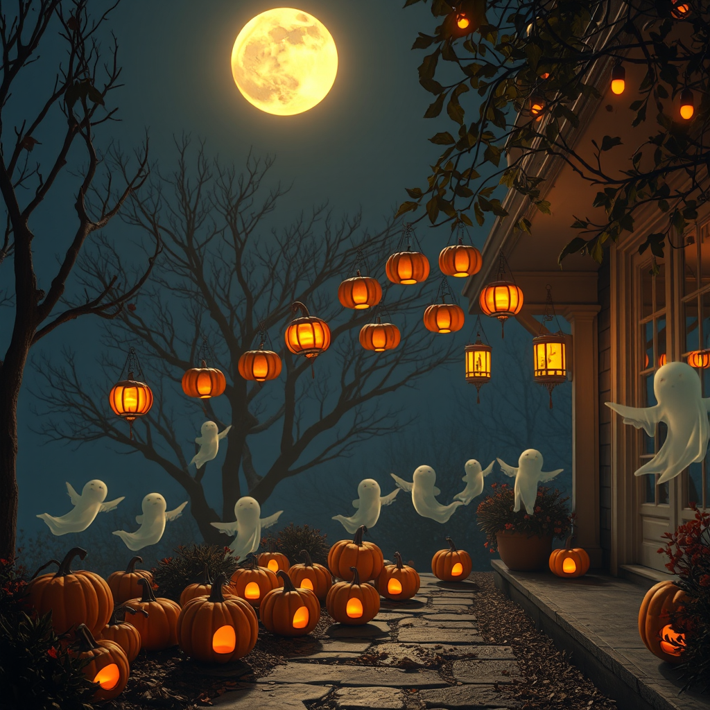 Tiny Pumpkins Dance at Moonlight