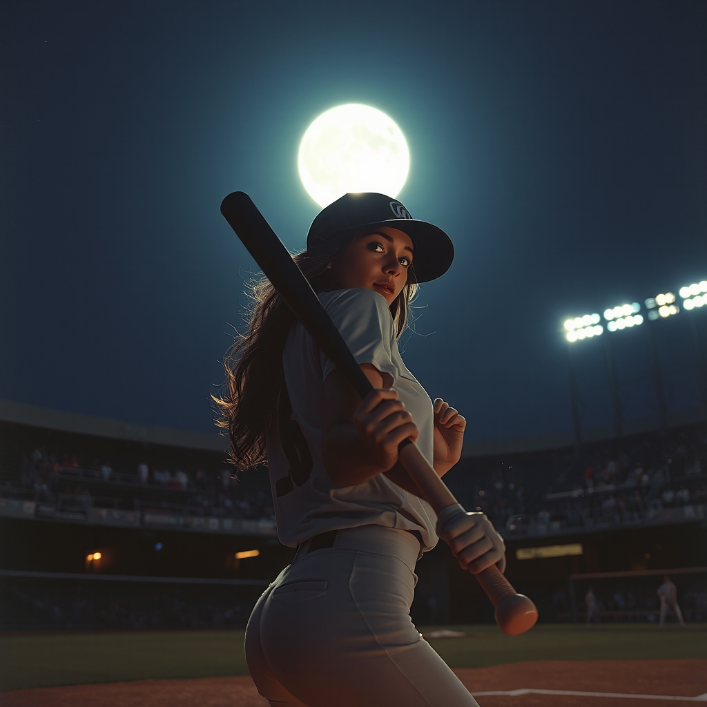 Moonlit Bat-Swing