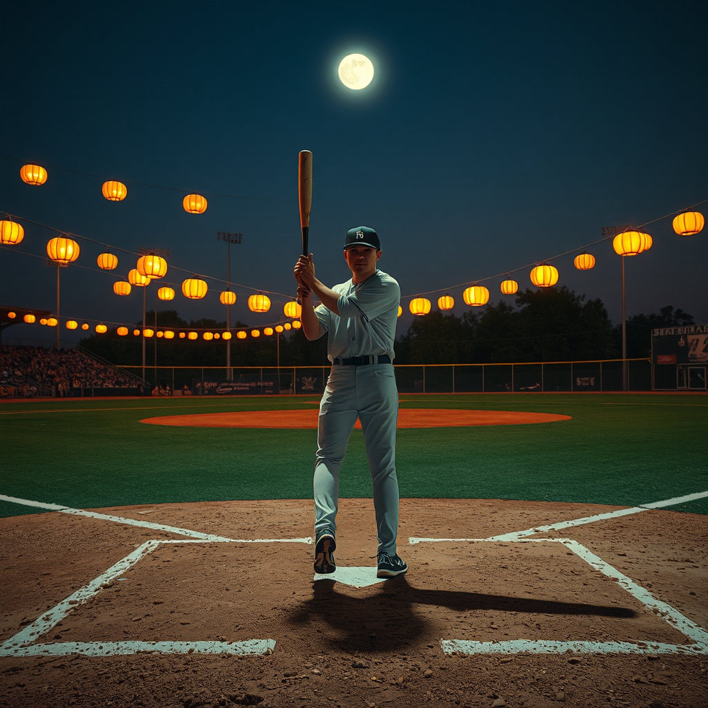 Pumpkin Lights at the Plate