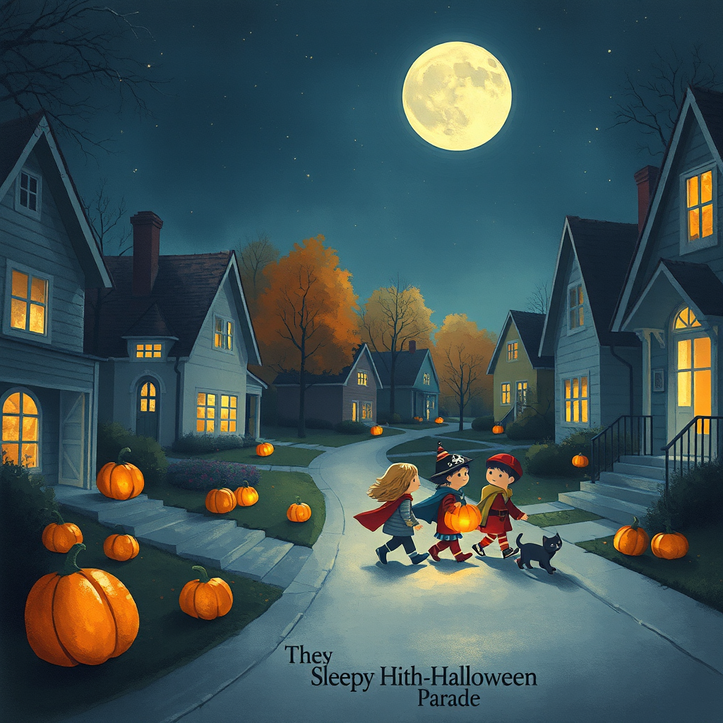 Pumpkin Parade in Pajama Town