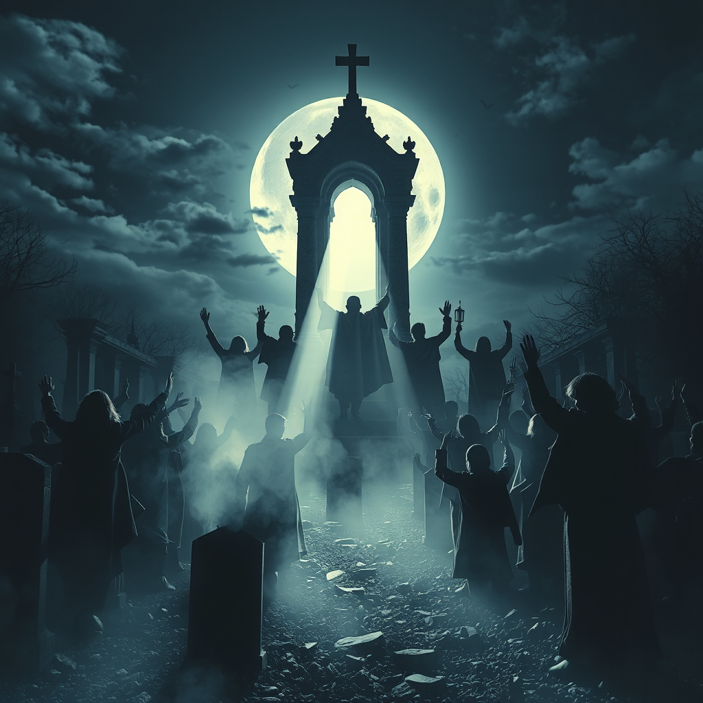 Moonlit Graveyard Riot