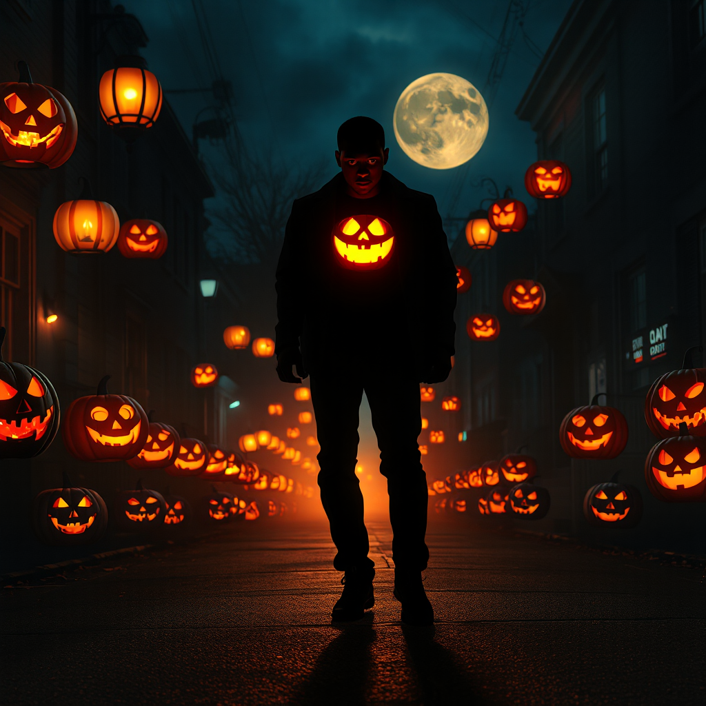 Moonlit March of the Jack-O'-Lanterns