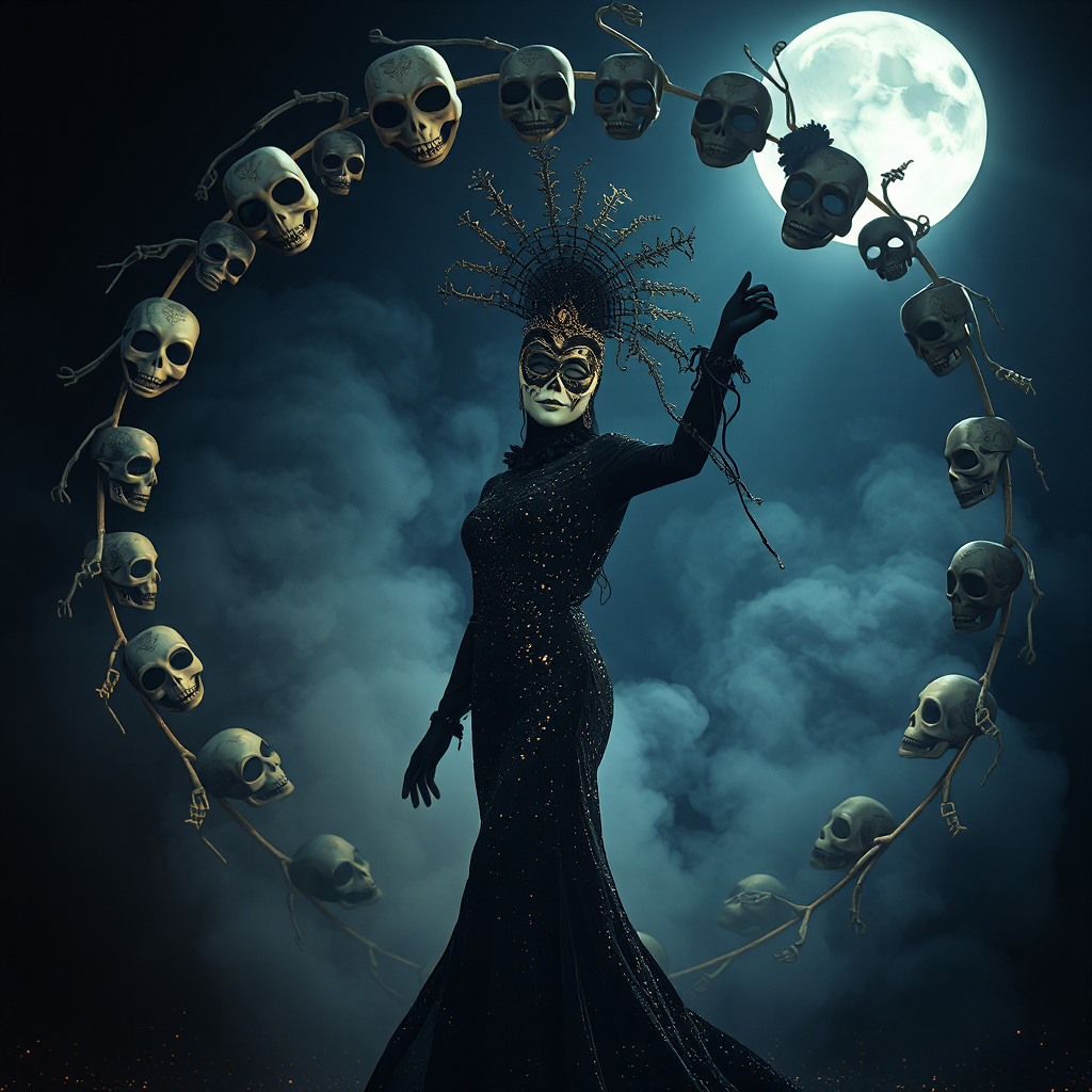 Midnight Masquerade of Bones